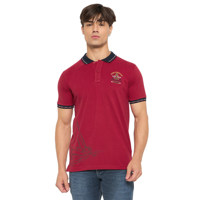 Duke Urban Men Half Sleeve Cotton T-shirt (LF7110)