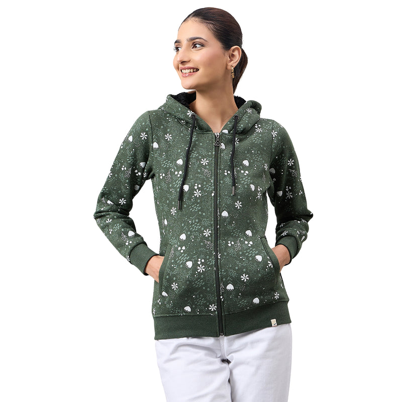 Duke Urban Women Full Sleeve Hooded Sweatshirt (LFX942)