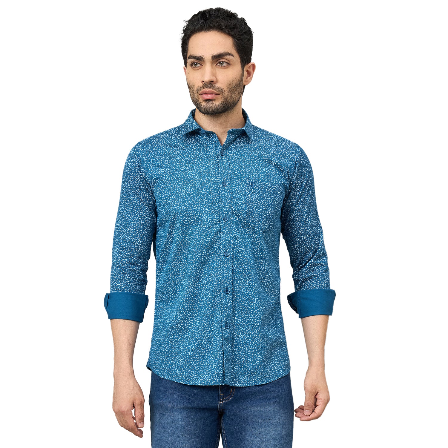 Duke Urban Men Full Sleeve Cotton Shirt (SDO8PRAZ)
