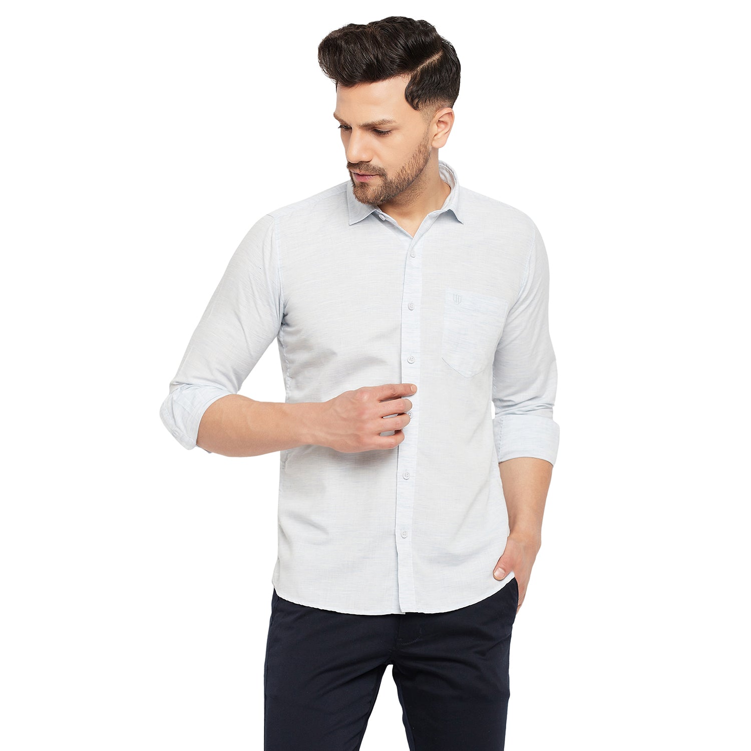 Duke Urban Men Full Sleeve Cotton Shirt (SDO8PLCB)