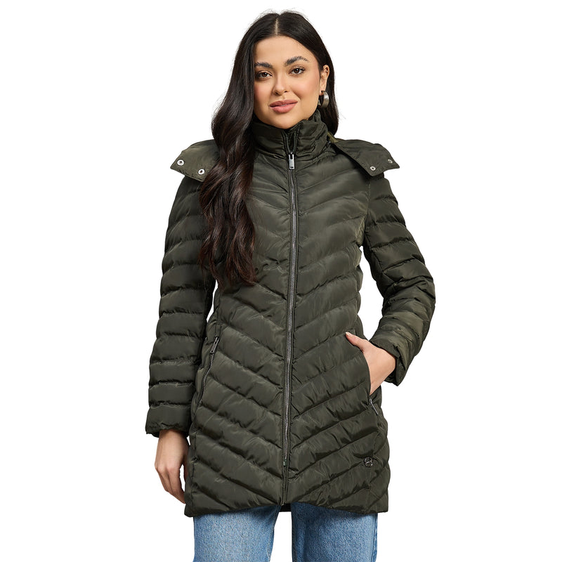 Duke Urban Women Short Style Full Sleeve Hooded Jacket (SDZ4028)