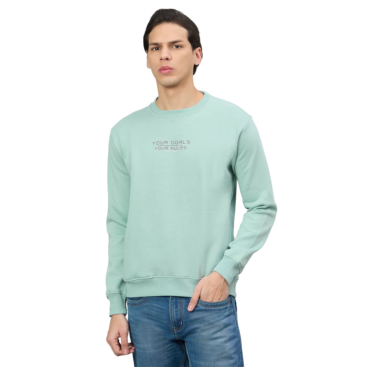 Duke Urban Men Round Neck Full Sleeve Regular Sweatshirt (LF6551)