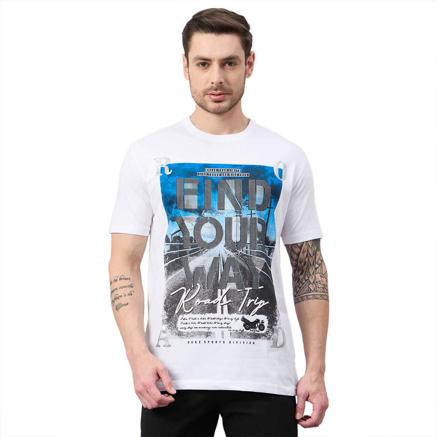 Duke Urban Men Half Sleeve Cotton Tshirt (ON1002)
