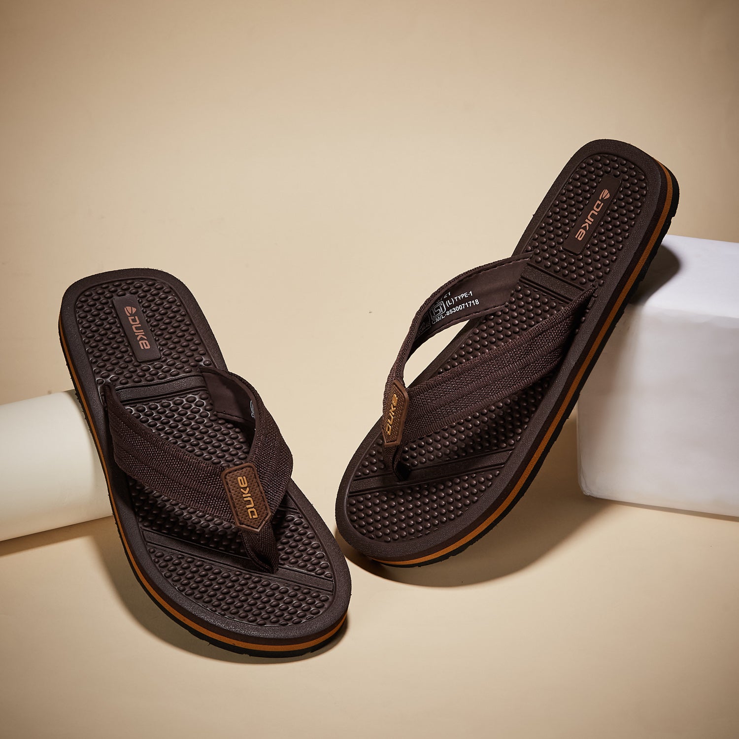 Duke Mens Flip Flops (FWC6240)