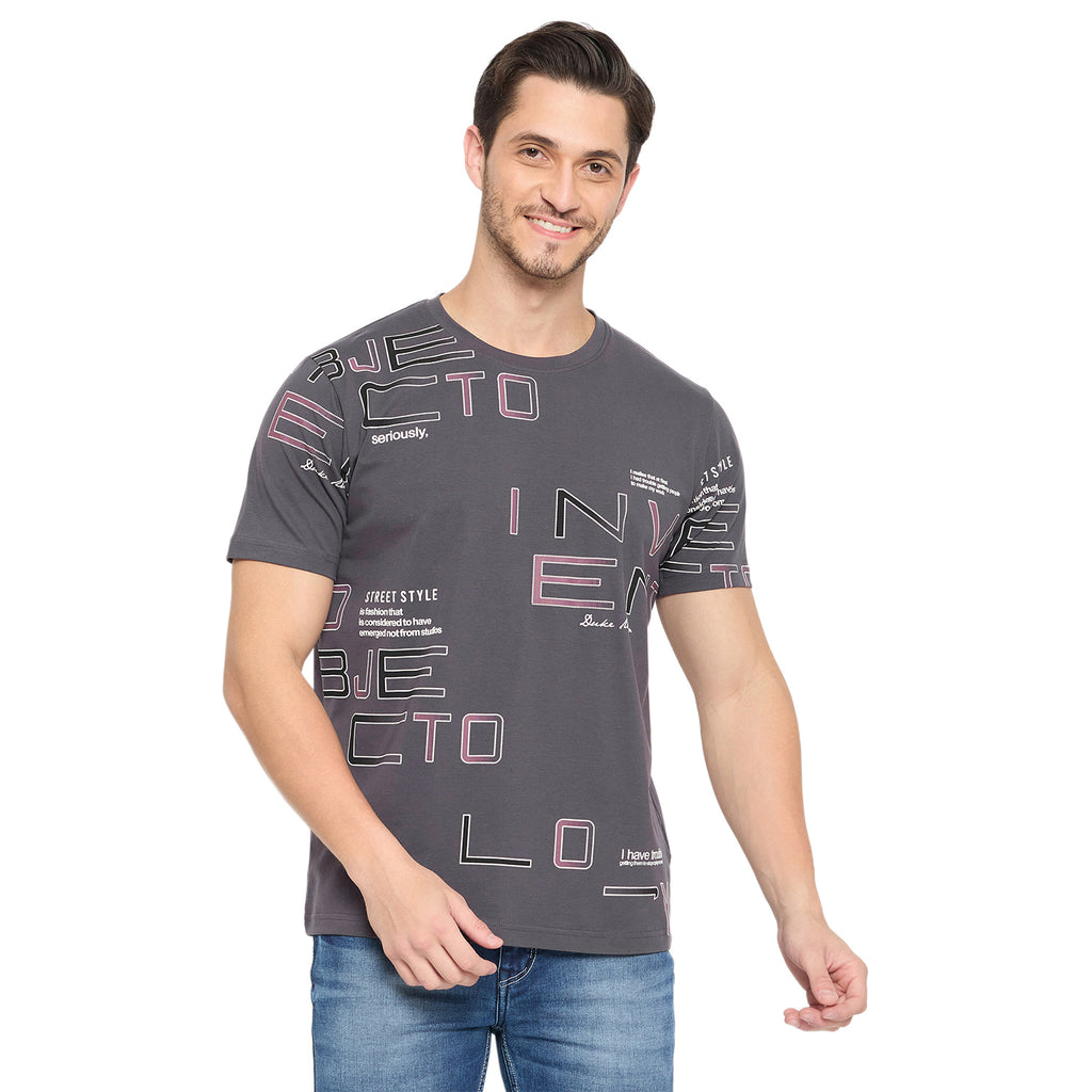 Duke Urban Men Half Sleeve Cotton T-shirt (LF7248)