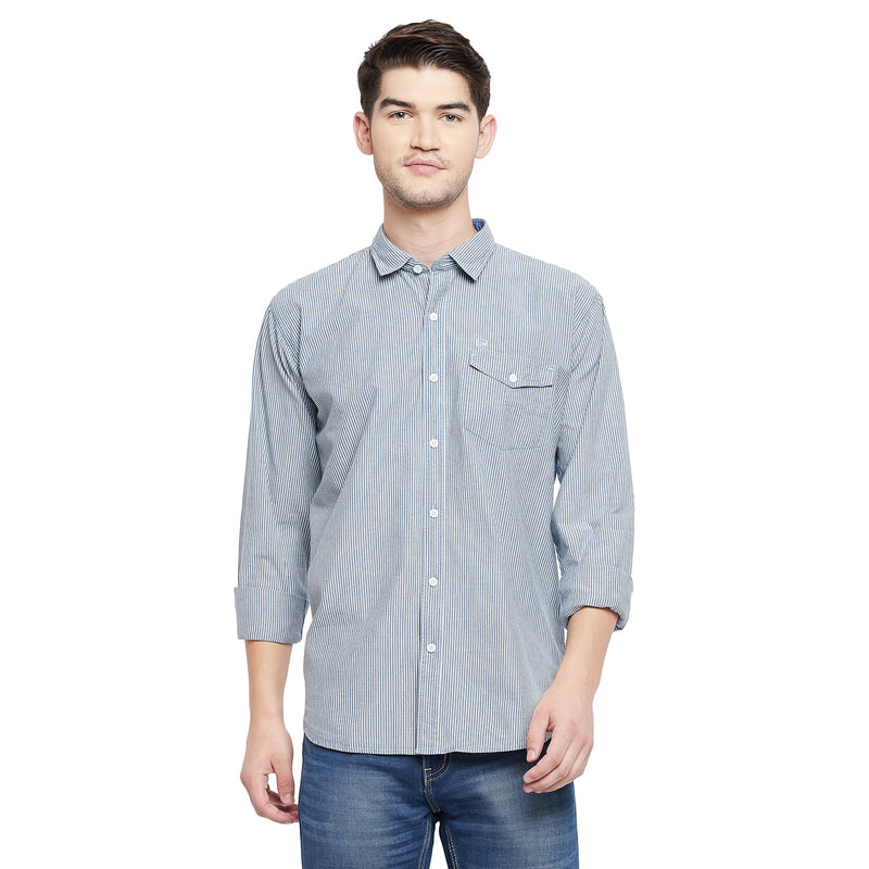 Duke Urban Men Full Sleeve Cotton Shirt (LQO8522)