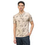 Duke Urban Men Floral Print Half Sleeve Slim Fit Polo Tshirt (LF7513)