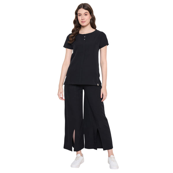 Duke Urban Women Half Sleeve Top & Palazzo Set (LFX7812)