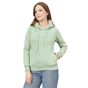 Duke Women Hooded Regular Sweatshirt (LFX962)