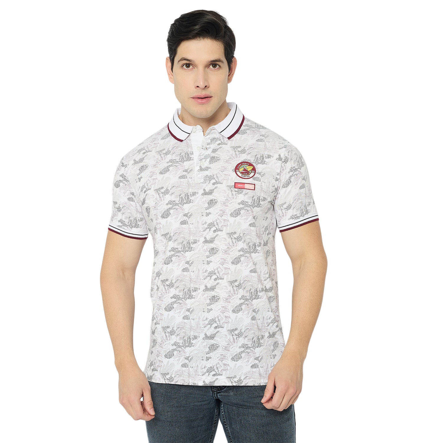 Duke Urban Men Half Sleeve Cotton Tshirt (LF7410)