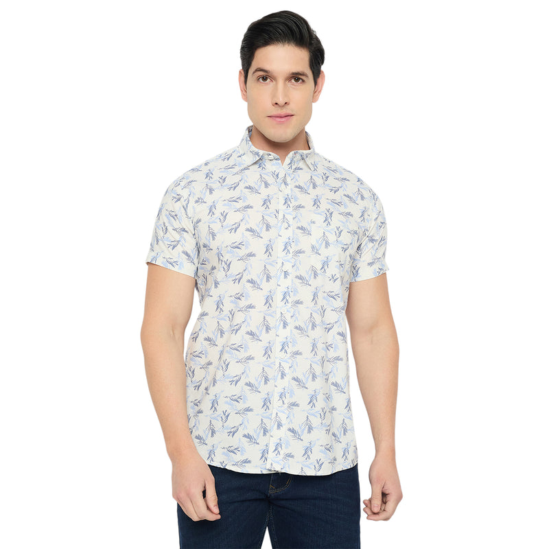 Duke Urban Men Half Sleeve Cotton Shirt (SDO4PRAH)