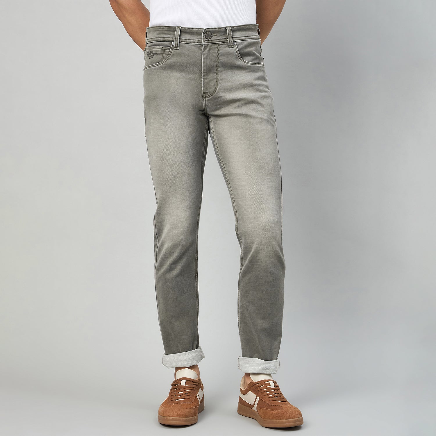 Duke Men Narrow Fit Stretchable Jeans (SDD5999N)
