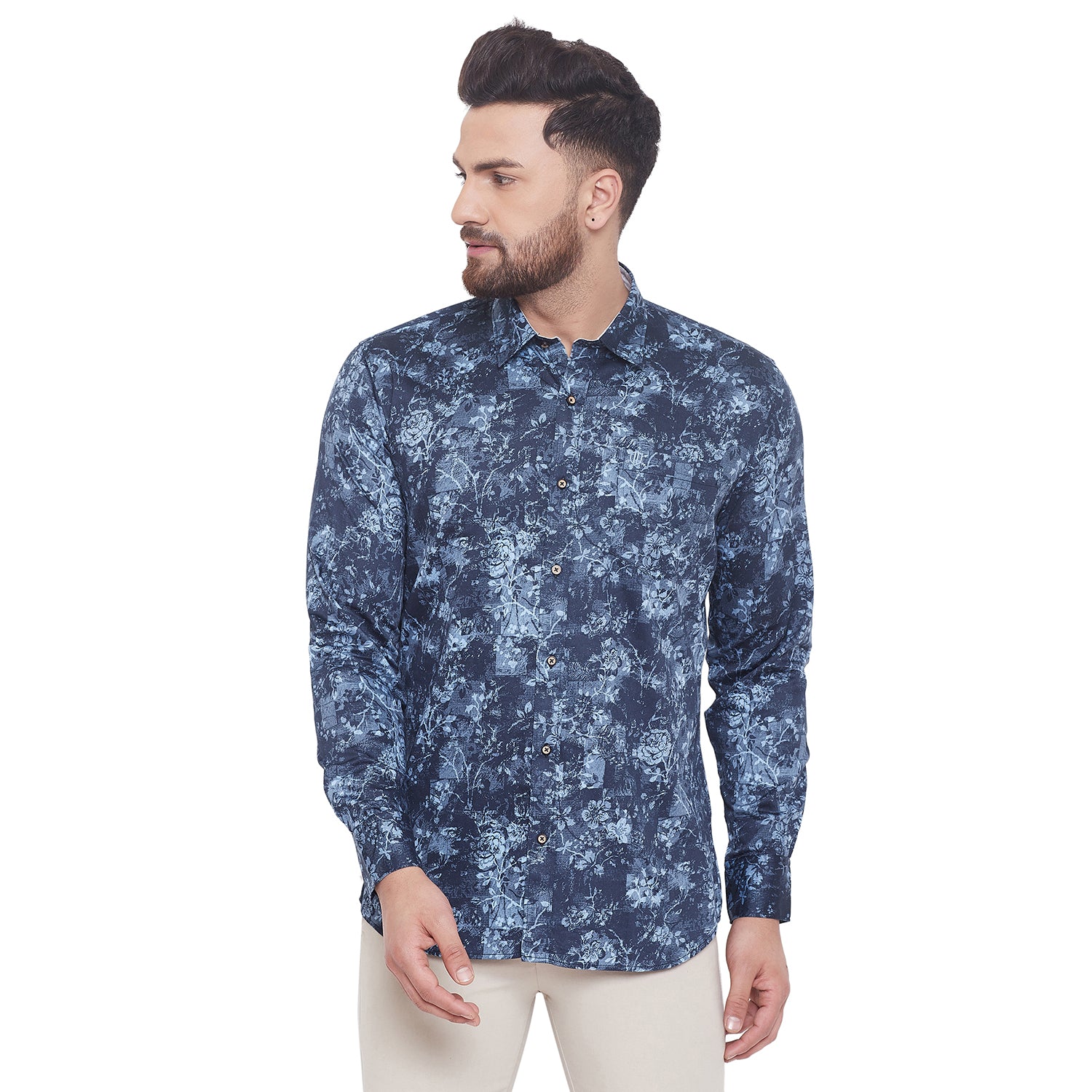 Duke Urban Cotton Full Sleeve Shirt (SDO88KPP)