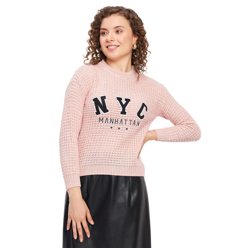 Duke Urban Women Full Sleeve Self Design Sweater (SDS1001)