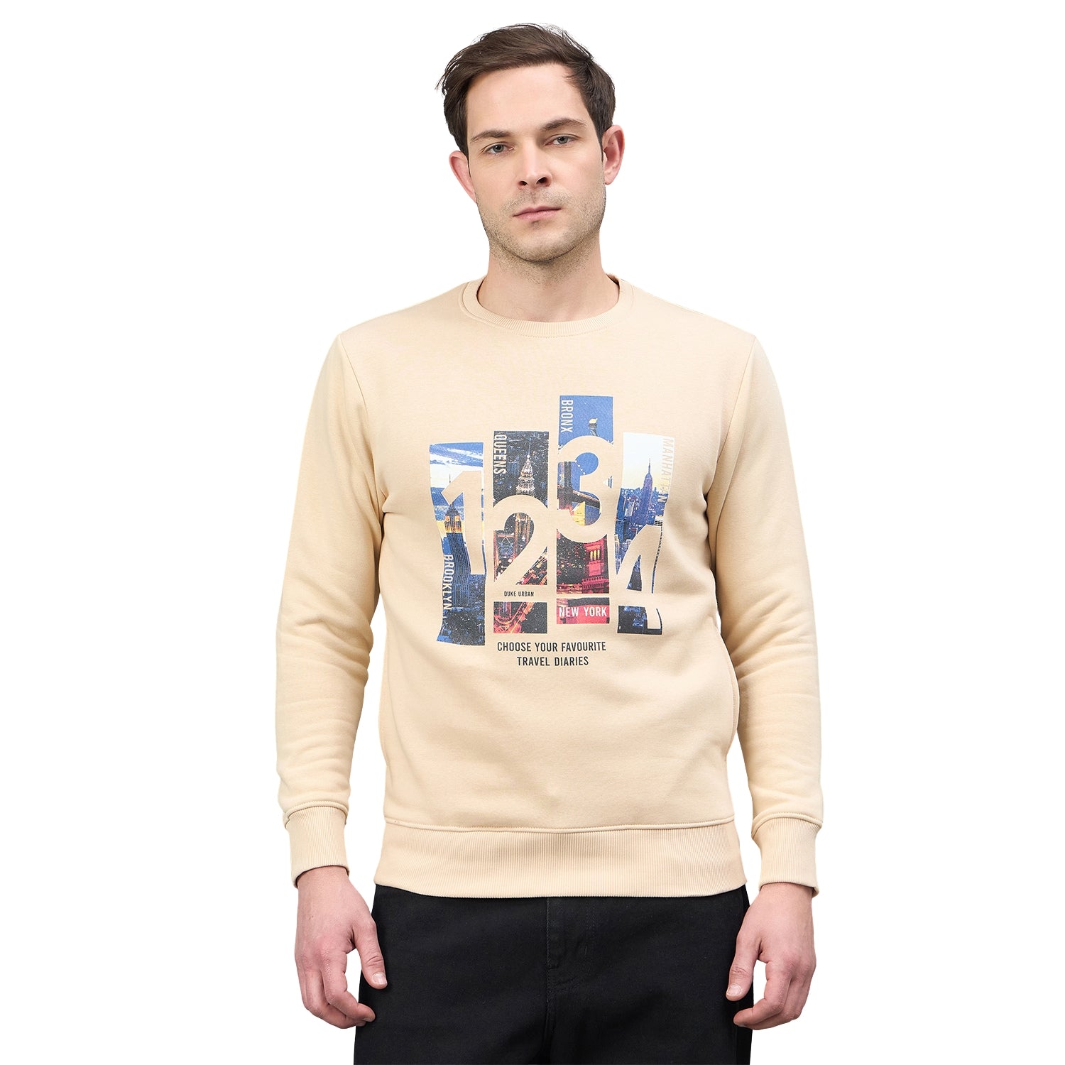 Duke Urban Men Round Neck Full Sleeve Sweatshirt (MLF6342)