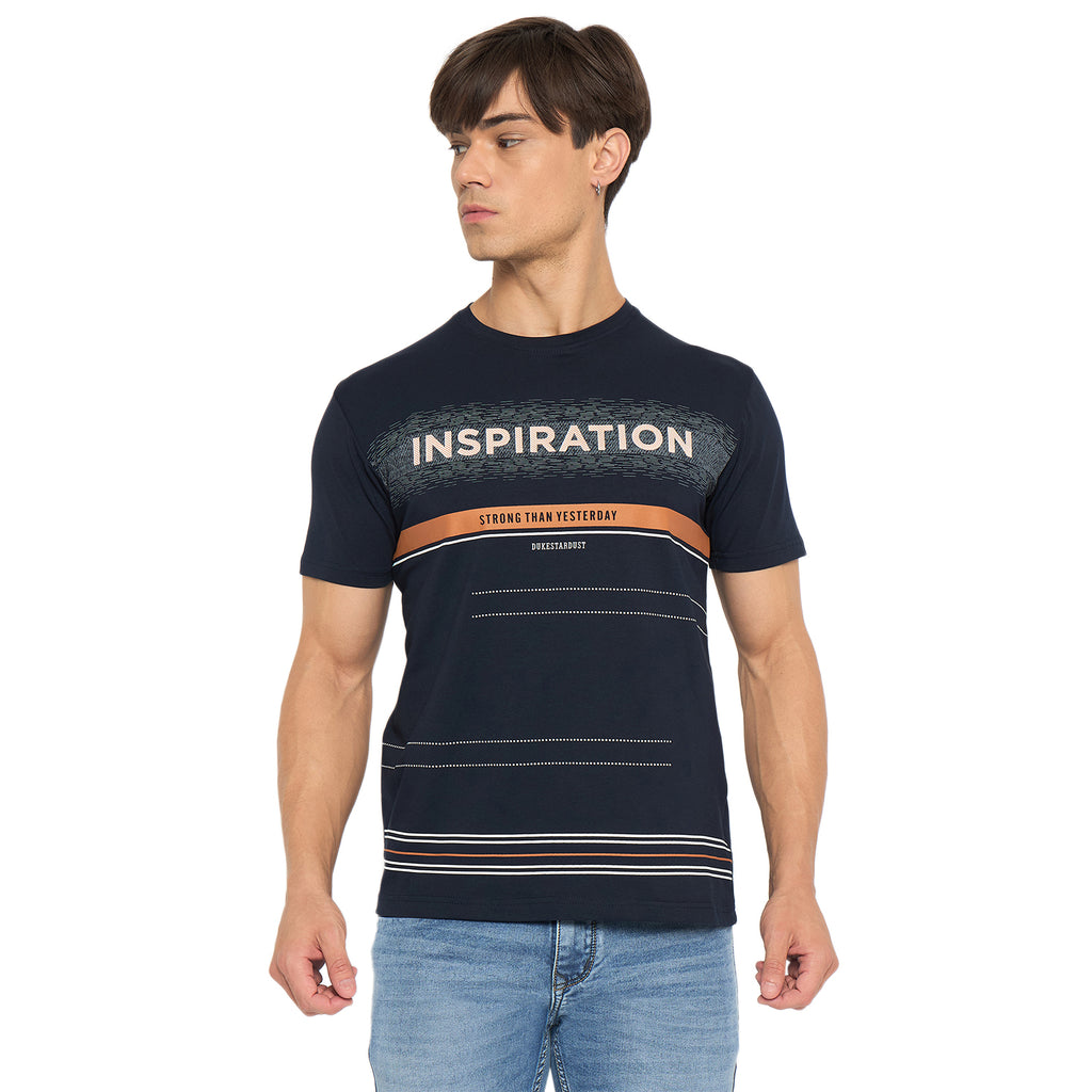 Duke Urban Men Half Sleeve Cotton T-shirt (LF7098)