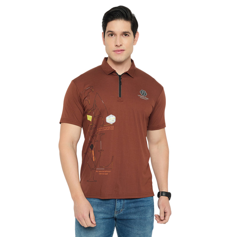 Duke Urban Men Half Sleeve Cotton Polo Tshirt(LF7174)