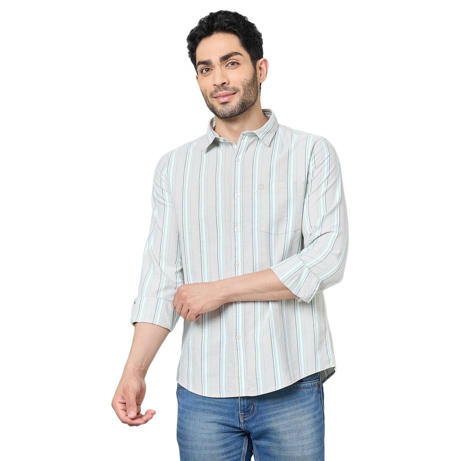 Duke Urban Men Full Sleeve Cotton Shirt (SDO7STF)