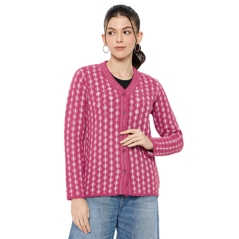 Duke Urban Women Full Sleeve Front Open Sweater (SDS1338)