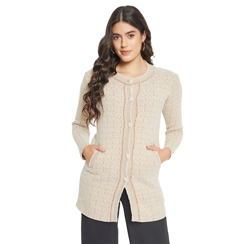 Duke Urban Women Self Design Long Cardigan (SDS1221)