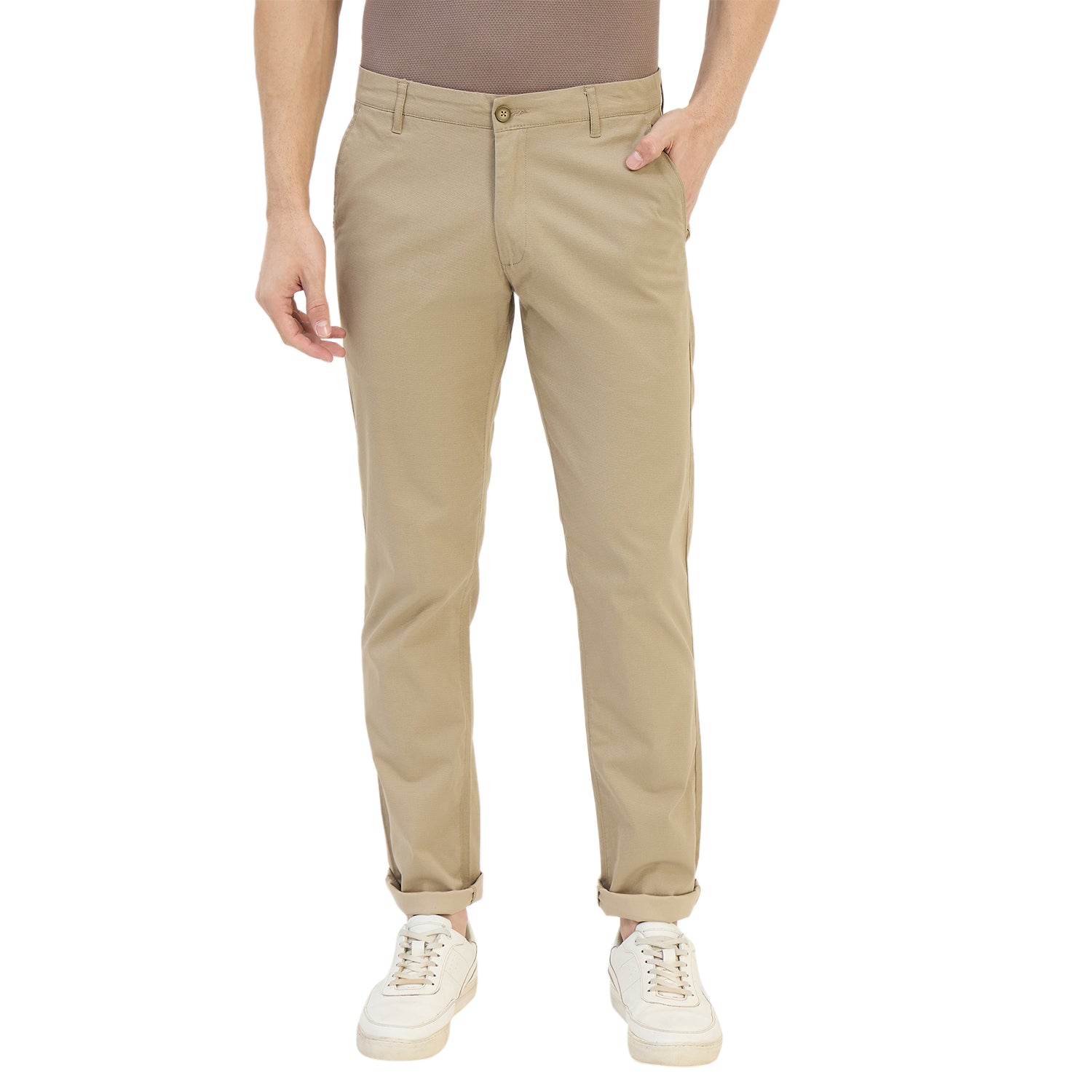 Duke Urban Men Narrowfit Flatfront Trouser (SDT4613)