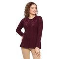 Duke Stardust Women Full Sleeve Self Design Cardigan (SDS9728)