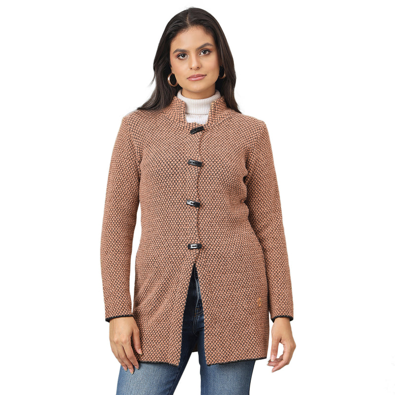 Duke Urban Women Long Coat Shortstyle Sweater (SDS1329)