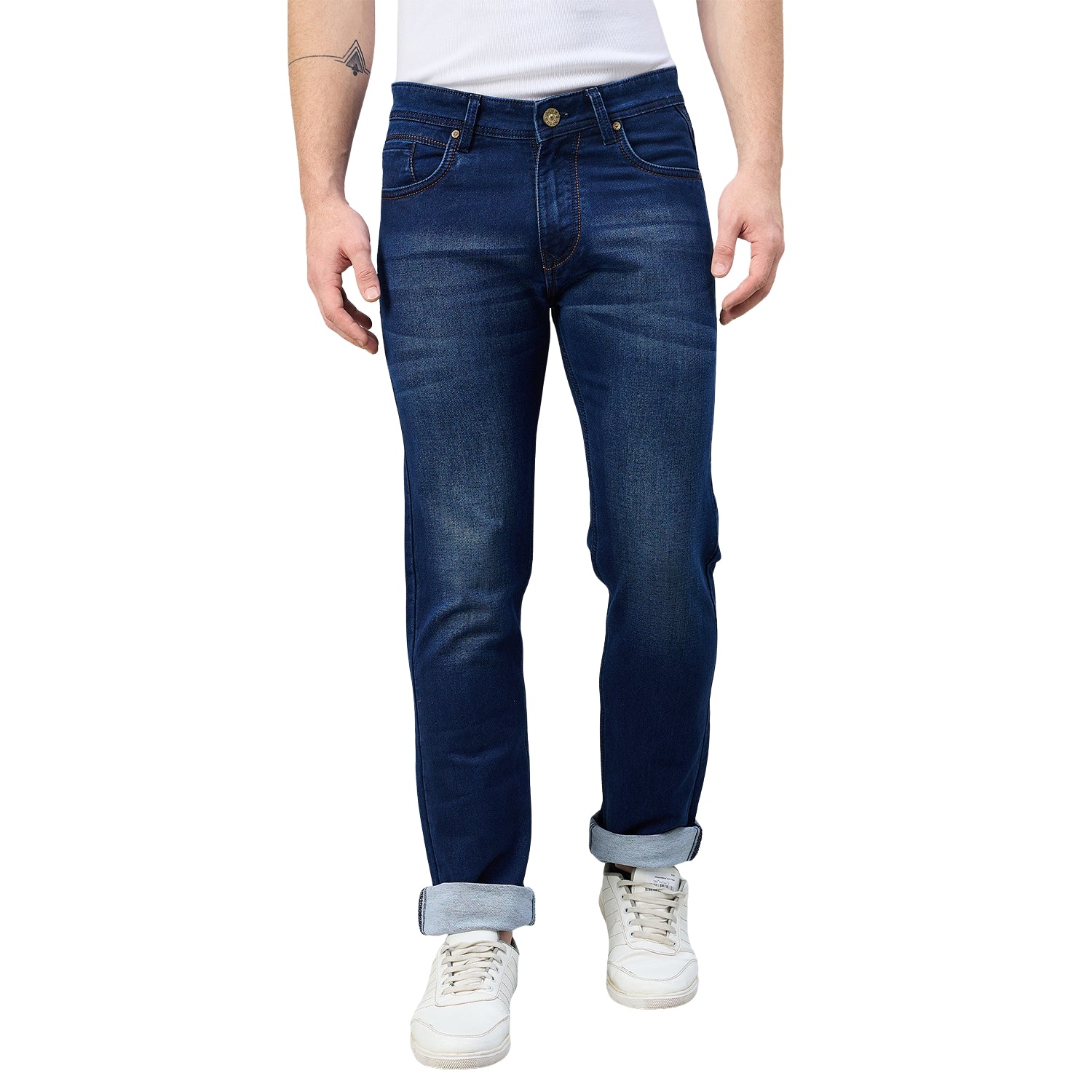 Duke Urban Men Comfort Fit Designer Jeans (MSD5909C)