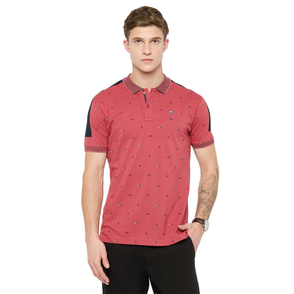 Duke Urban Men Half Sleeve Cotton Tshirt (LF5822)