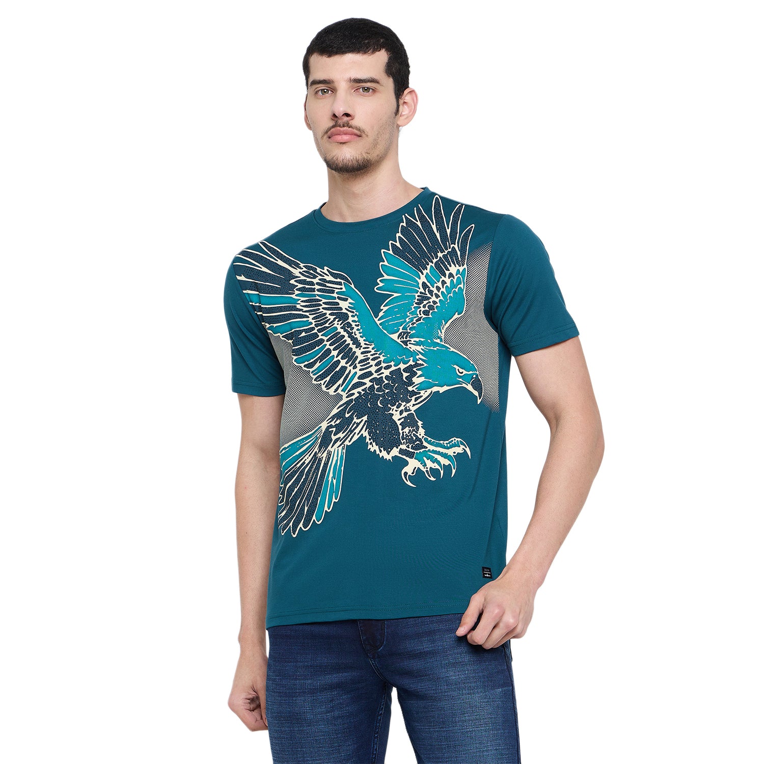 Duke Urban Men Half Sleeve Cotton Round Neck Tshirt (LF7591)