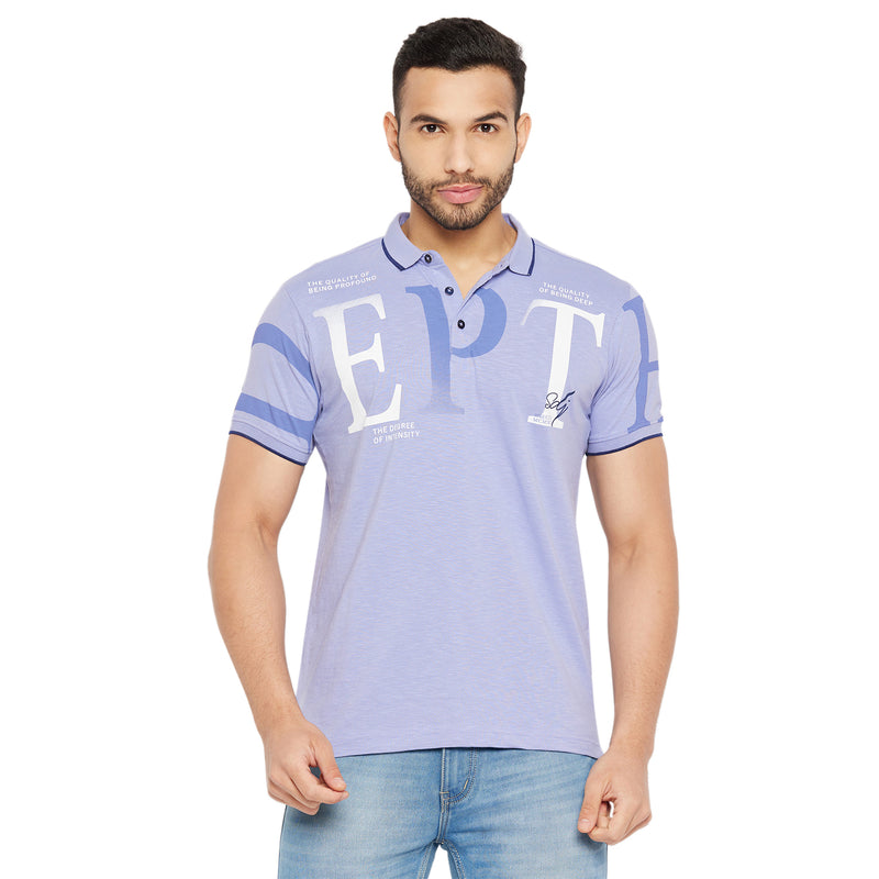 Duke Urban Men Half Sleeve Polo Neck Cotton T-shirt (LF5782)