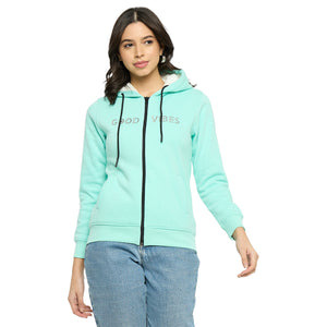 Duke Stardust Women Hooded Zipper Sweatshirt (LFX925)