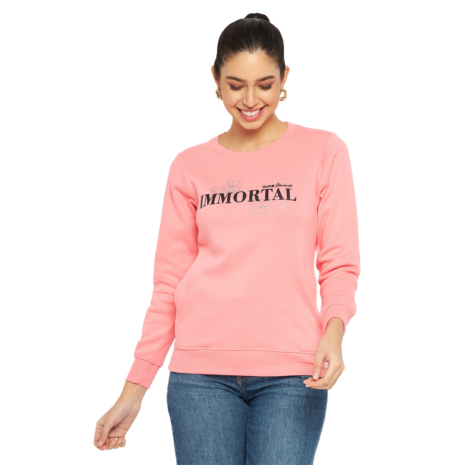 Duke Urban Women Round Neck Sweatshirt (MLFX931)