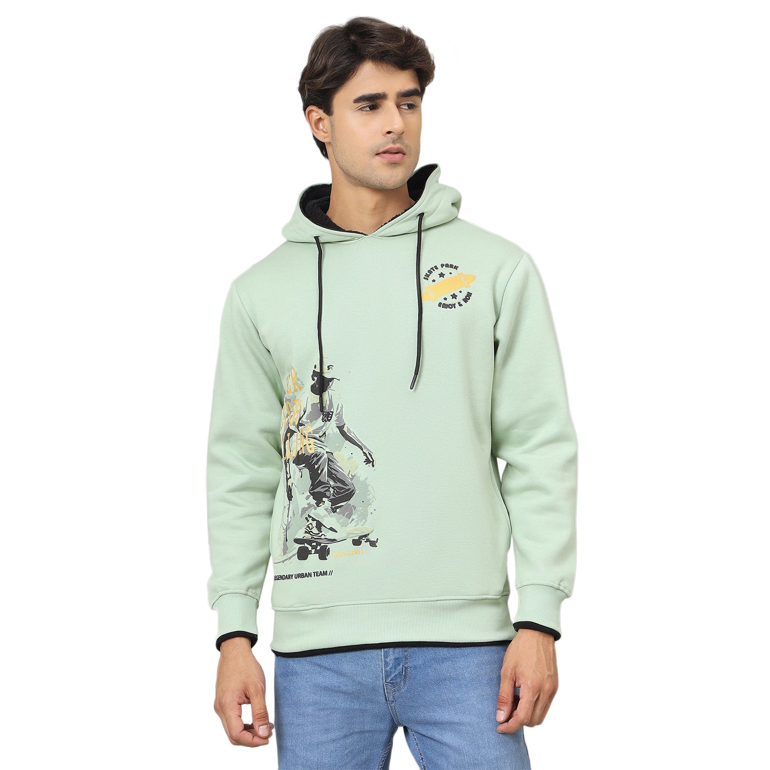 Duke Urban Men Hooded Regular Sweatshirt (LF6391)