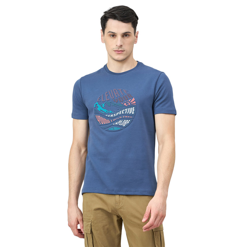 Duke Urban Men Half Sleeve Cotton Tshirt (LF7502)