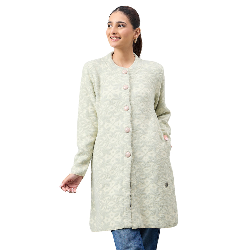 Duke Urban Women Full Sleeve Front Open Regular Cardigan (SDS1281)