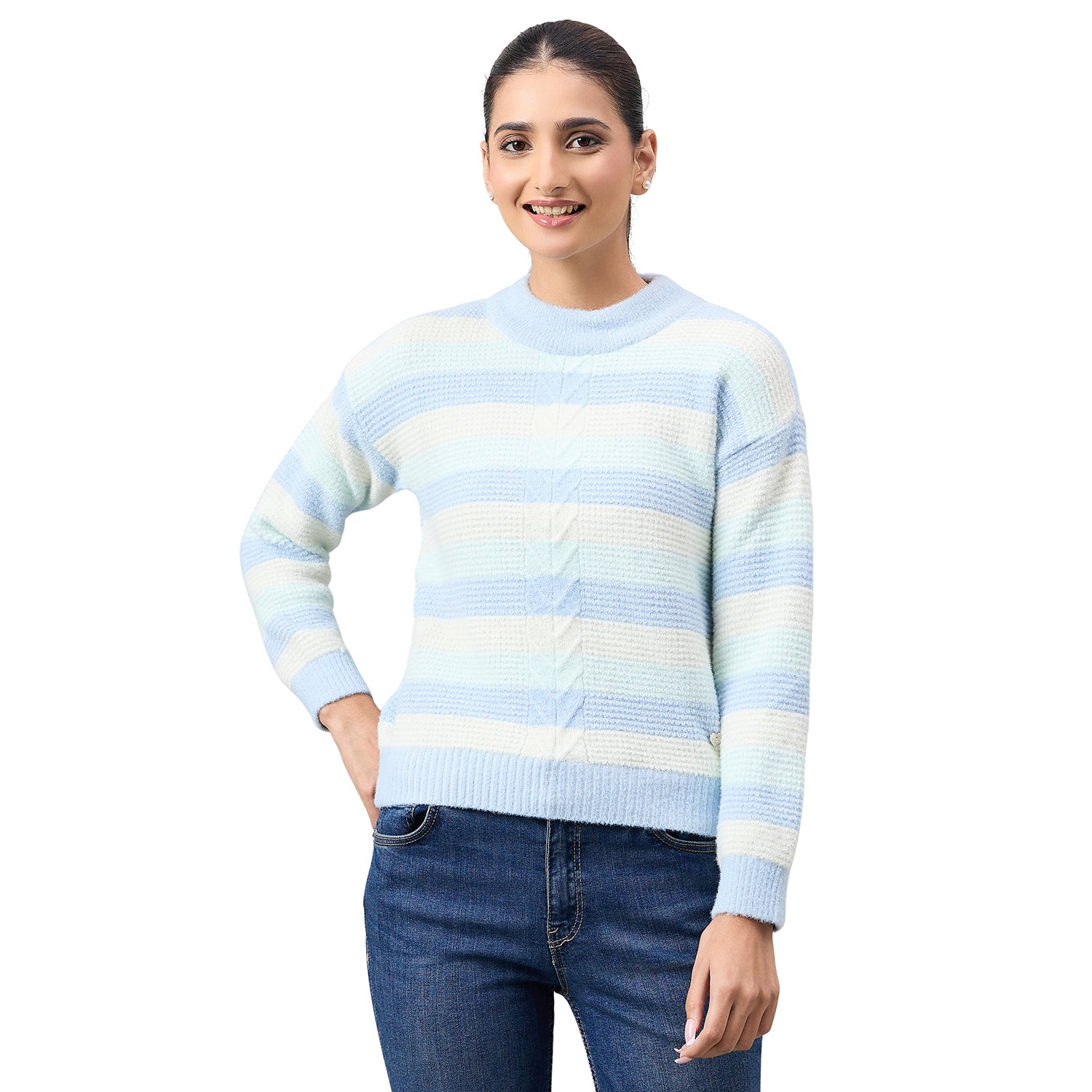 Duke Urban Women Full Sleeve RoundNeck Pullover (SDS1394)