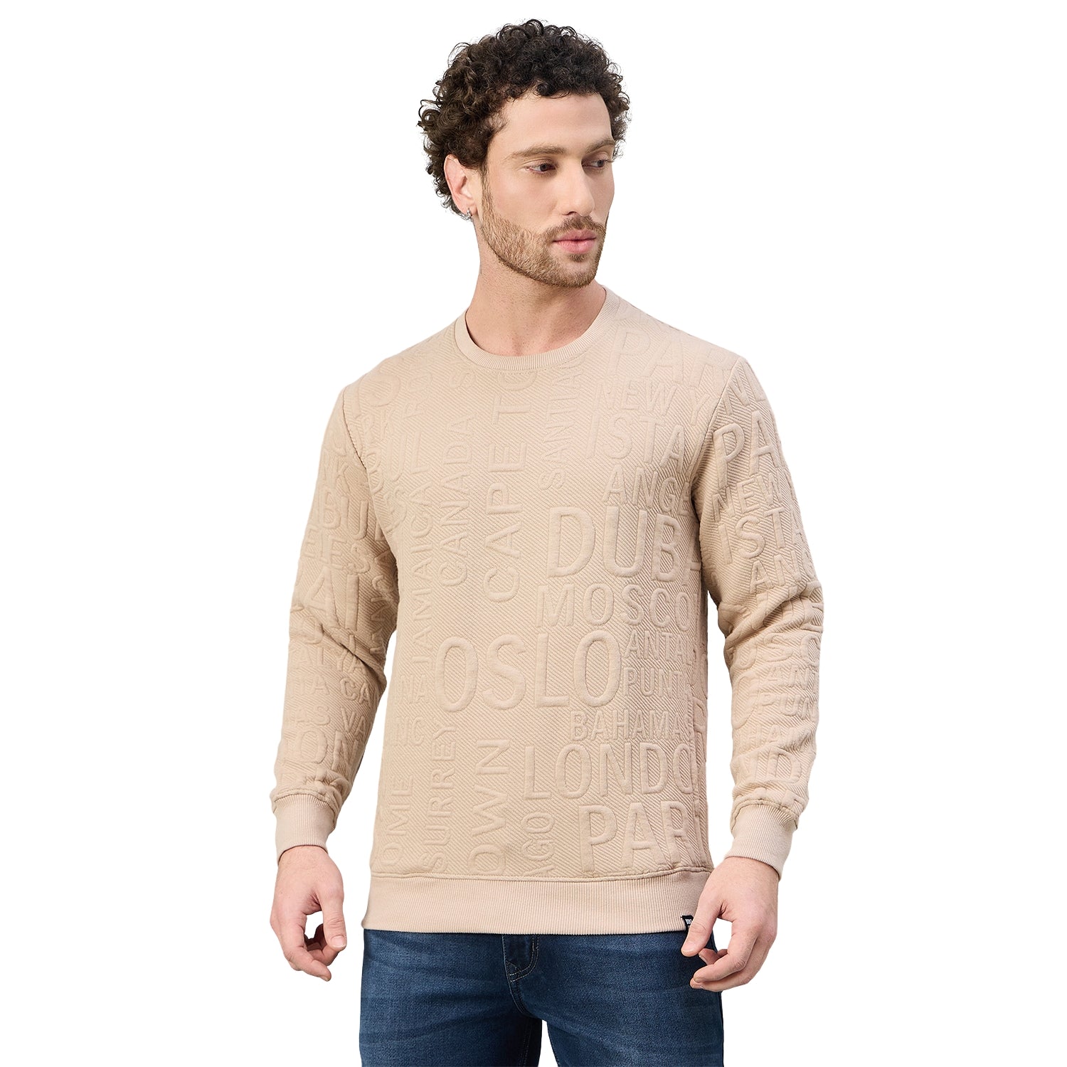 Duke Urban Men Round Neck Regular Sweatshirt (LF6384)