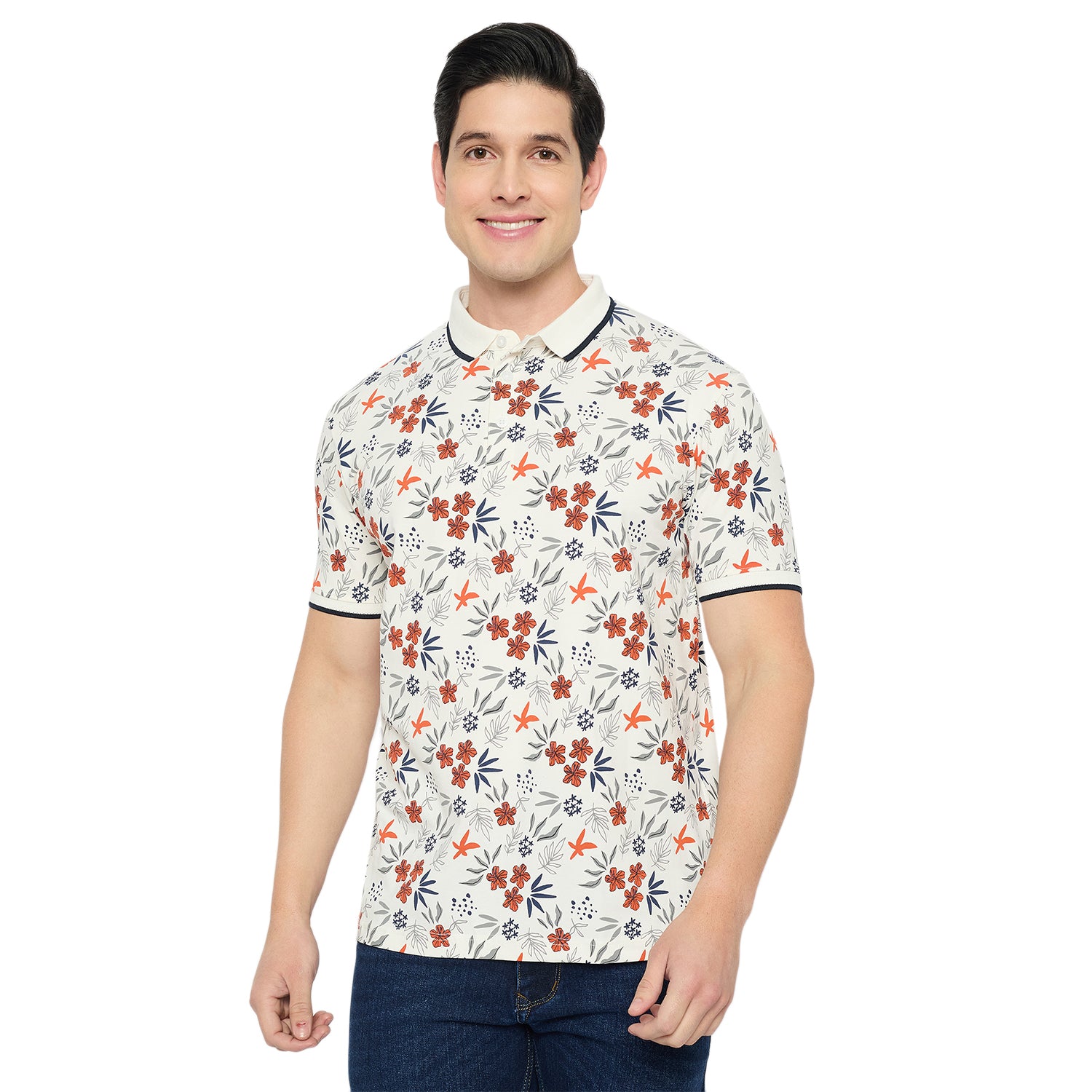 Duke Urban Men Half Sleeve Cotton Polo Tshirt (LF7449)