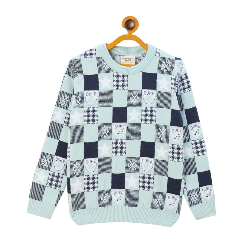 Duke Urban Boys Round Neck Full Sleeve Regular Sweater (S3632)