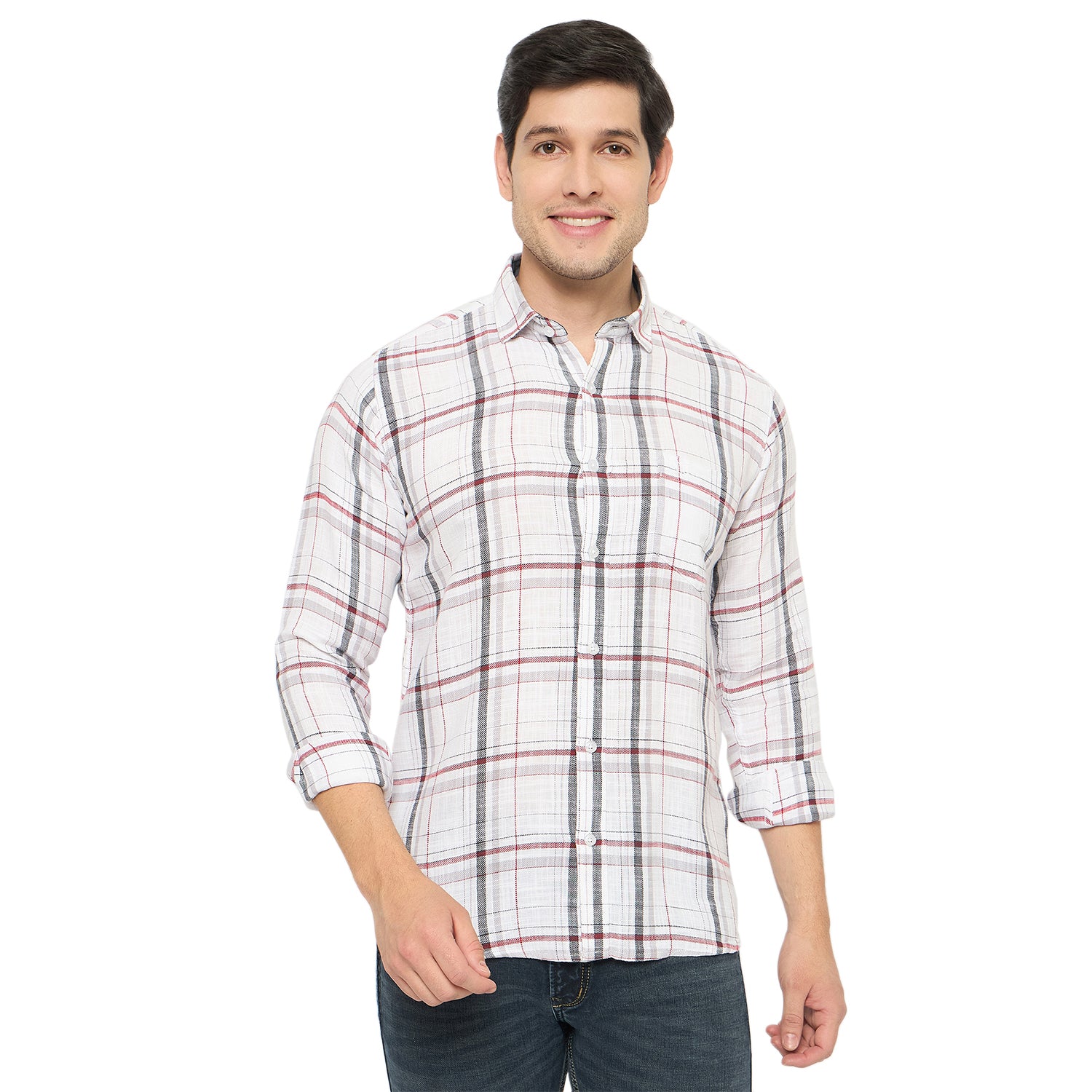 Duke Urban Men Full Sleeve Cotton Shirt (SDO8CKAT)