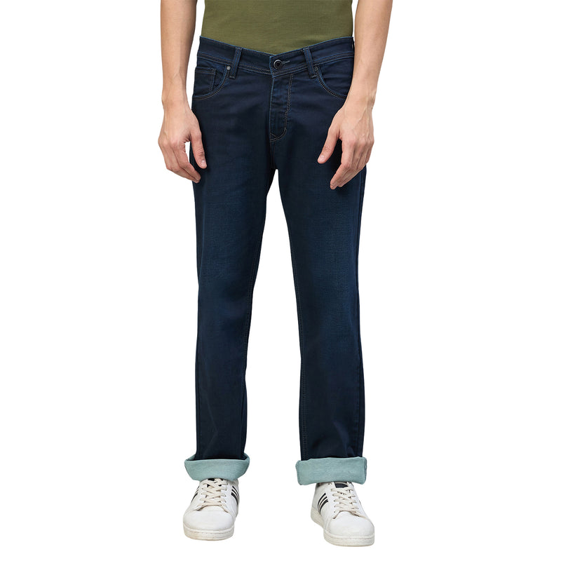 Duke Urban Men Comfort Fit Mid-Rise Light Fade Stretchable Jeans (SDD9136C)