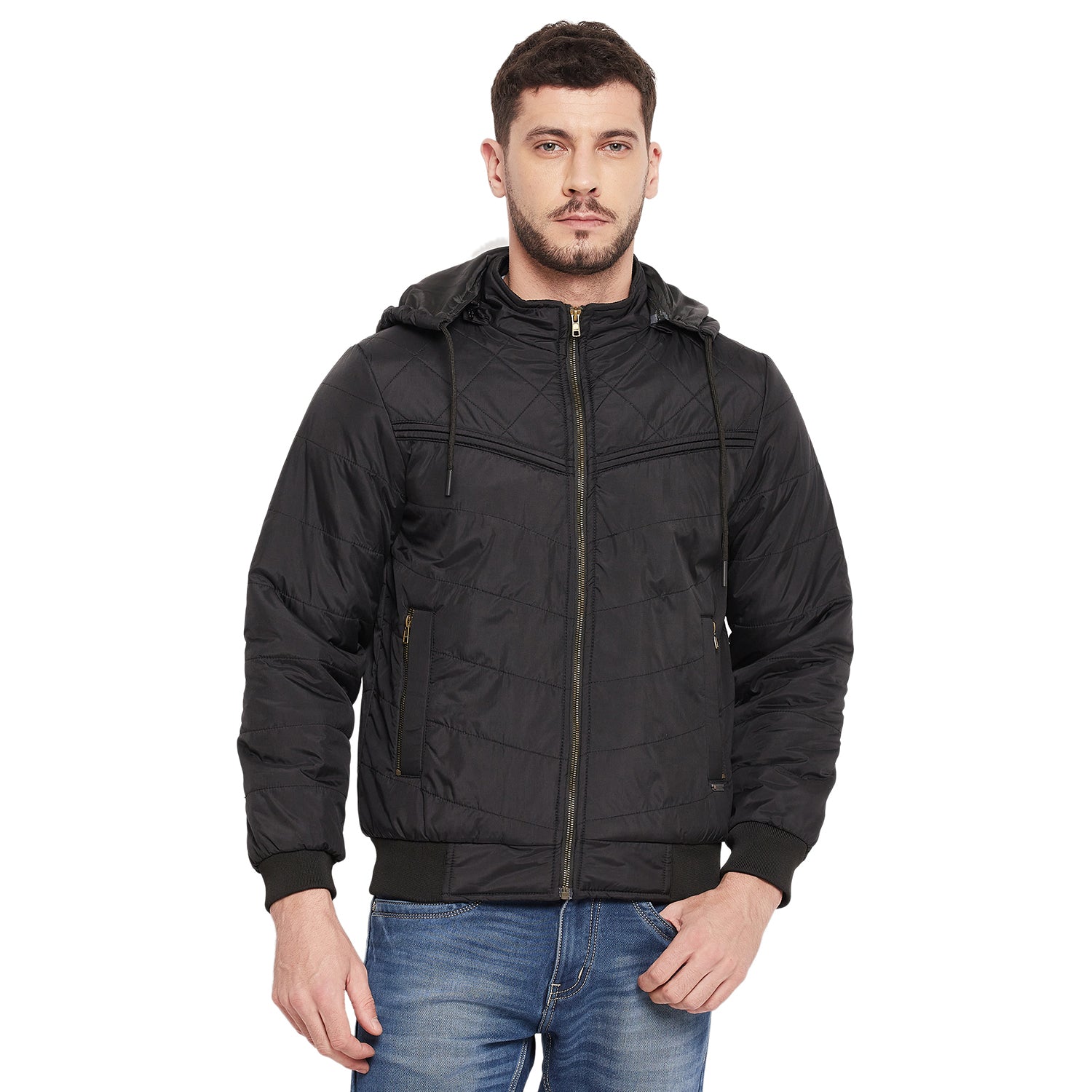Duke Urban Men Full Sleeve Hooded Jacket (OSDZ1089)