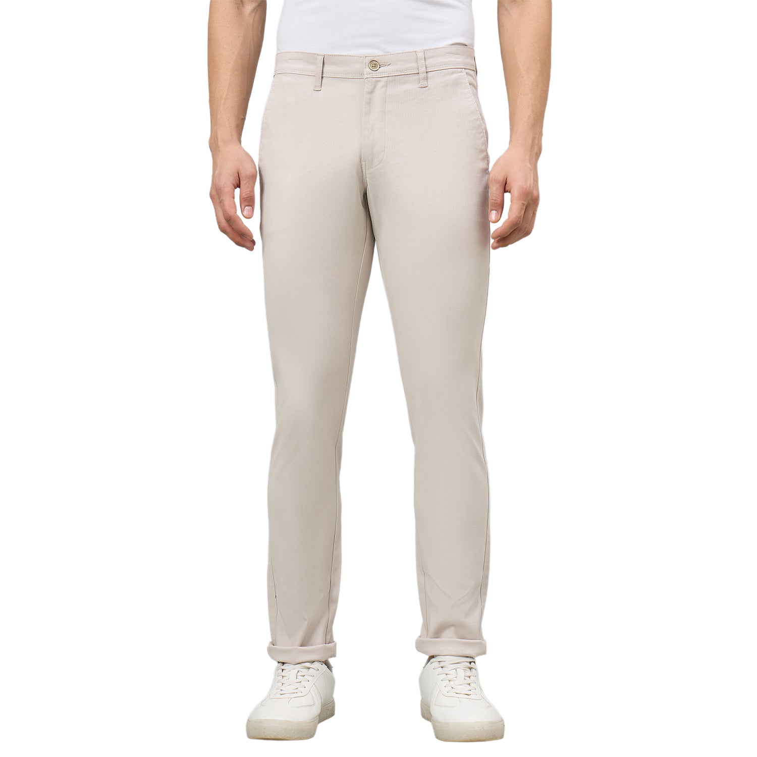Duke Men Flatfront Narrow fit Casual Chinos Trouser (SDT4703)