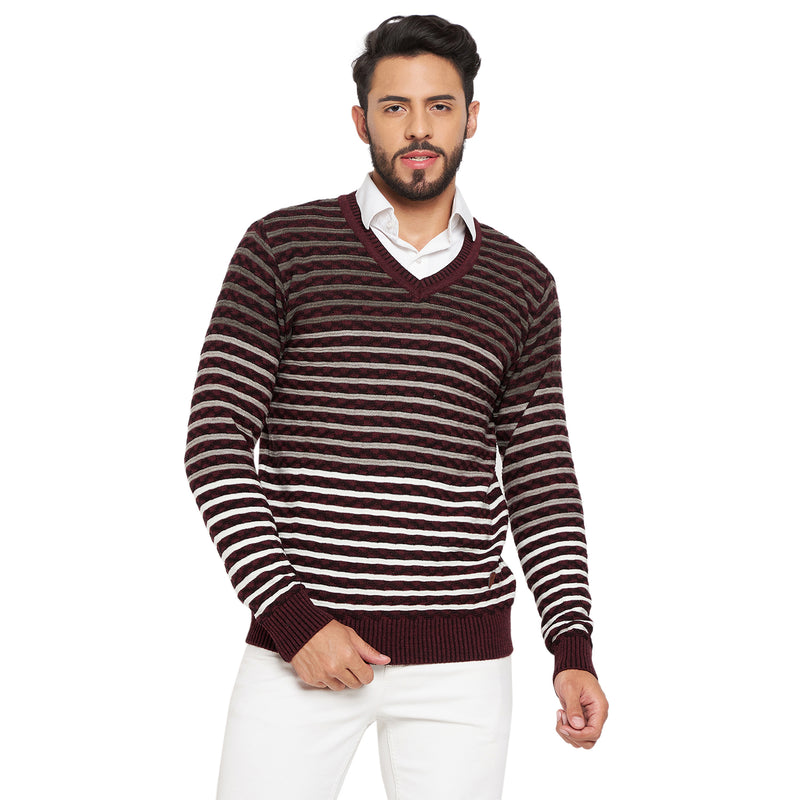 Duke Urban Men Full Sleeve V Neck Sweater (SDS2058)