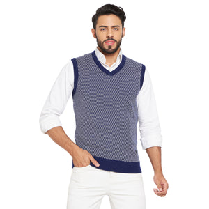 Duke Stardust Men Sleeveless V Neck Sweater (SDS2033)