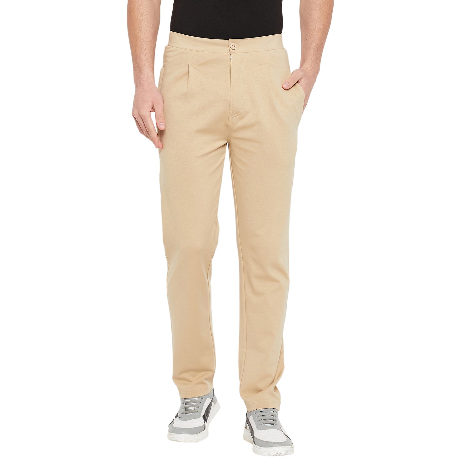 Duke Urban Men Solid Track Pant (LF5661)