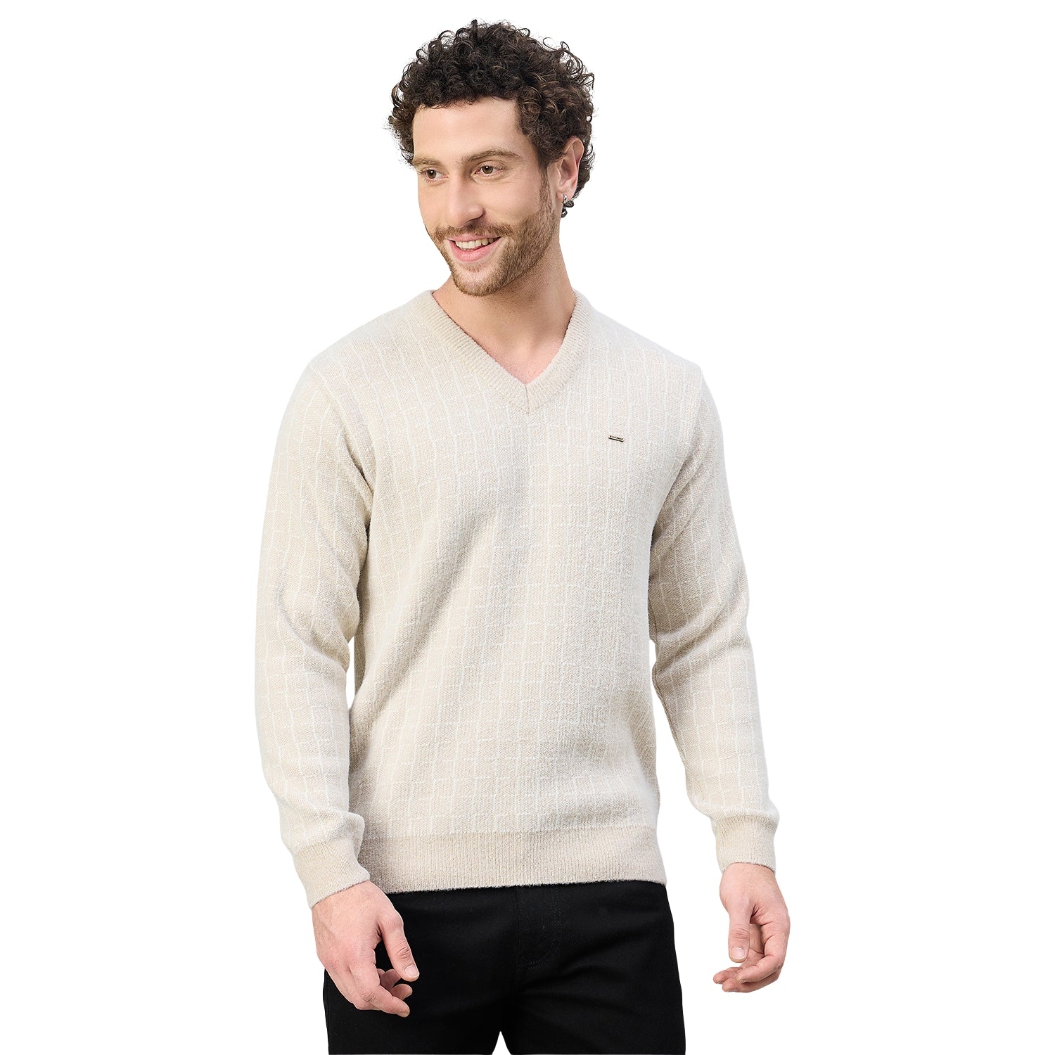 Duke Urban Men V-Neck Full Sleeve Sweater (SDS2235)