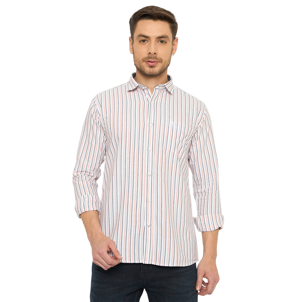 Duke Urban Men Full Sleeve Cotton Shirt (SDO8STOI)