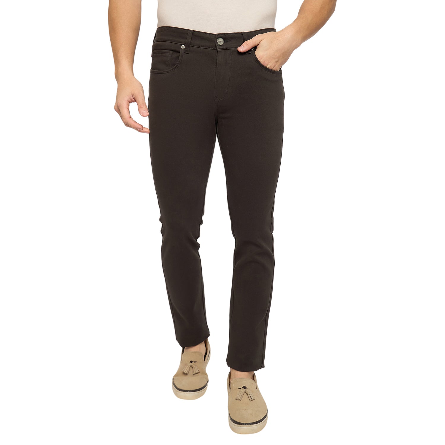 Duke Urban Men Narrow Bottom Chinos Trousers (SDT4159)